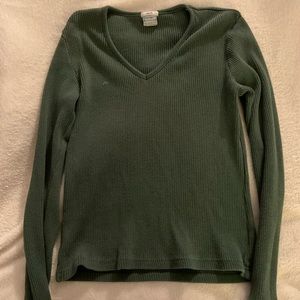 🔆Moving Sale 20% Off 🔆Green Ribbed Sweater